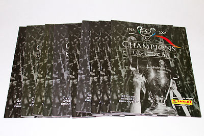 Panini CHAMPIONS OF EUROPE 2005/2006 - 10 x LEERALBUM EMPTY ALBUM NOT MINT VGC!