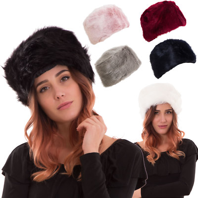 Colbacco donna cappello berretto ecopelliccia elegante sexy caldo nuovo  YF-0125 | eBay