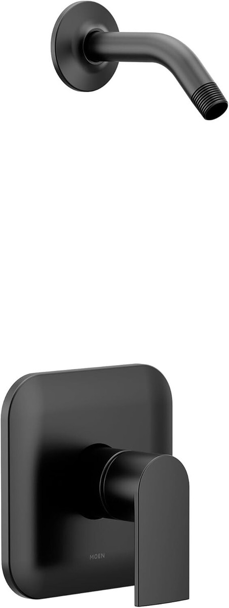 Moen UT2472NHBL Genta M-CORE 3-Series Duscharmatur Set – Matte Schwarz, Ventil Separat Benötigt