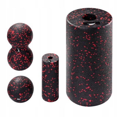 FASZIENROLLE SET 4 in 1 - Faszienrolle, Minirolle, Faszienball, Massage-Duoball