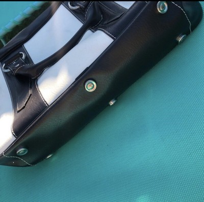 DEADSTOCK Vintage Black & White Diesel Hold-all Bag With Strap  