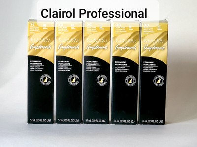 5 x clairol complements permanent hair color  3g  medium