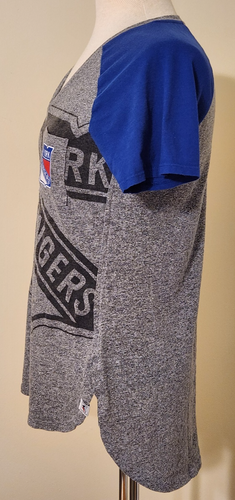NHL New York Rangers Ladies Short Sleeve T-Shirt - Majestic Fan Fashion Sz-MED - Picture 6 of 20