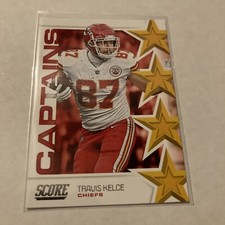 2019 Score Football Captains #25 Travis Kelce Chiefs
