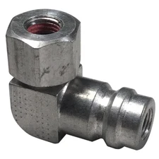 FJC 2633 A/C High Side HS 90° Degree 3/16" R12 to R134a Retrofit Adapter Fitting