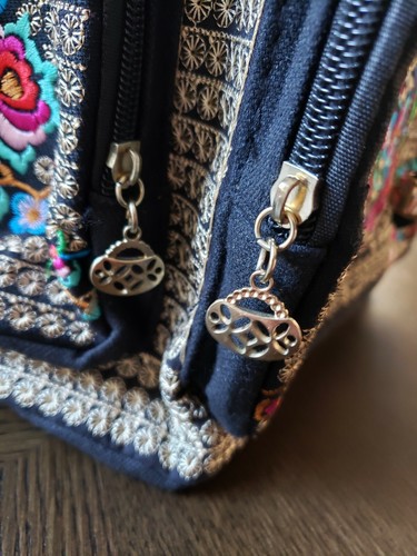 MEXICAN EMBROIDERED BACKPACK medium size - Picture 9 of 11