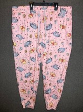 Disney Winnie the Pooh Sleep Pants Pink Eeyore Tigger 2X Lounge Pajamas