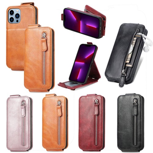 For Apple iPhone 14 Pro Max 14 Plus Phone Case Cover Classic Leather Up and Down - Zdjęcie 4 z 10