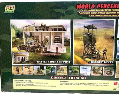 RARE World Peacekeepers Combat Tank w/ Figures 1:18 Scale Power