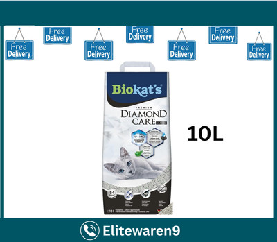 Biokats Diamond Care Classic Cat Litter Clumping Litter with Activated Carbon 10