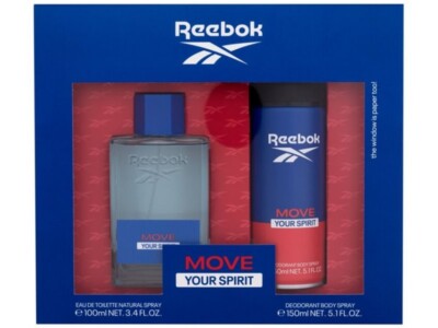 Reebok Move your Spirit Set 100 ml Eau de Toilette + 150 ml Deodorant Body Spray