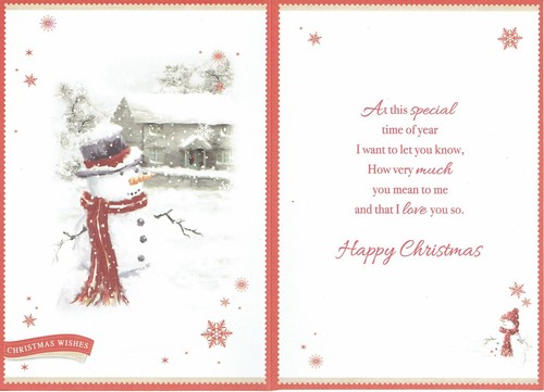 Christmas Card Friends Relation Various Titles GREAT SELECTION TO CHOOSE FROM cu - Picture 236 of 252