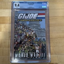 CGC 9.4 - G.I. Joe America's Elite #25 WP Wraparound Cover Devil's Due 2007.