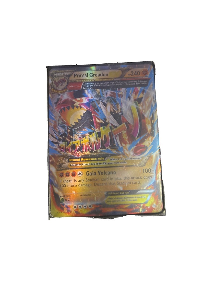 ゲンシグラードン PSA10 EX UR XY7 PRIMAL groudon Pokemon 2015 XY Ancient Origins 97/98 Full Art Primal