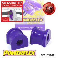 Powerflex Rrarb Buchsen 18mm Für Alfa Gtv Spider 2.0+V6, 916 95-05 PFR1-717-18