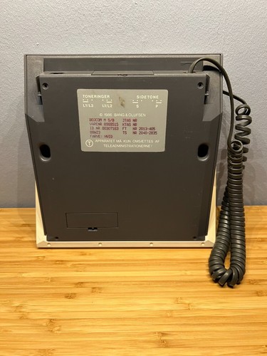 1986 B&O Bang & Olufsen Beocom 1000 White Telephone Works Worldwide Danish - Afbeelding 6 van 7