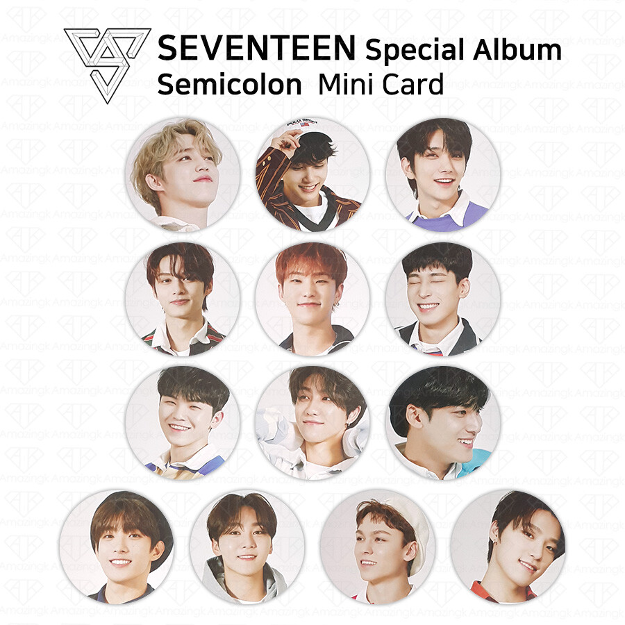 SEVENTEEN Special Album Semicolon ; Official Photocard Photo Card