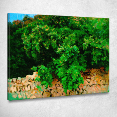 Eichenholz. Mallorca John Singer Sargent, jss111 Leinwandbild