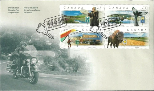 🍁Canada  #1783a      "SCENIC HIGHWAYS"   Brand New  1999 First Day Cover