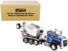 CAT Caterpillar CT660 Day Cab Tractor with McNeilus Concrete Mixer Truck Blue Me