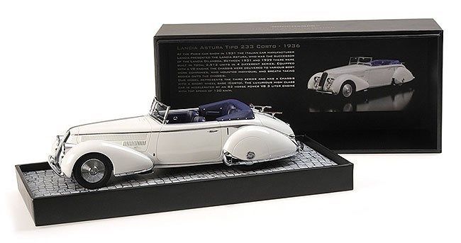 Lancia Astura Tipo 233 Corto 1936 ホワイト Minichamps 1936 Lancia Astura 233 Corto White 1:18 Scale LE