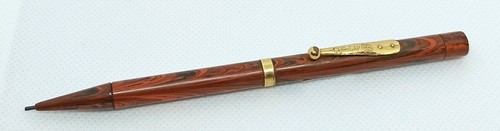 Waterman Red Woodgrain - Matita dettagli oro