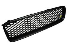 MESH Sport Grill Grille ALL MATTE BLACK for VOLVO S40 V50 2004 - 2007 