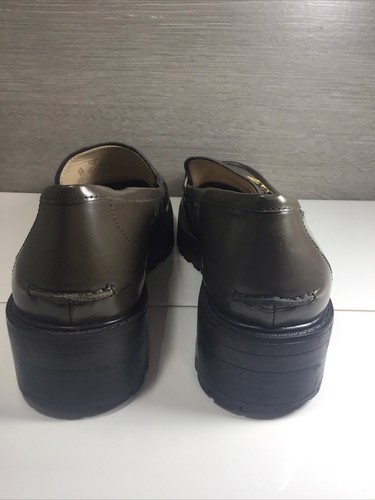 Sam Edelman Laurs Lug Sole Loafer Chunky Plateau Damen 8M Braun Leder - Bild 12 von 18