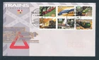 D470343 Australia FDC Trains Locomotives Railroad