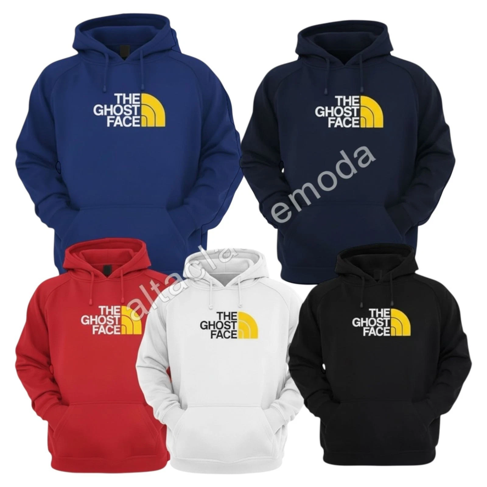 Ghost Face Hoodie Premium Graphic Print Mens Pullover Hoody Sweatshirt Horror To