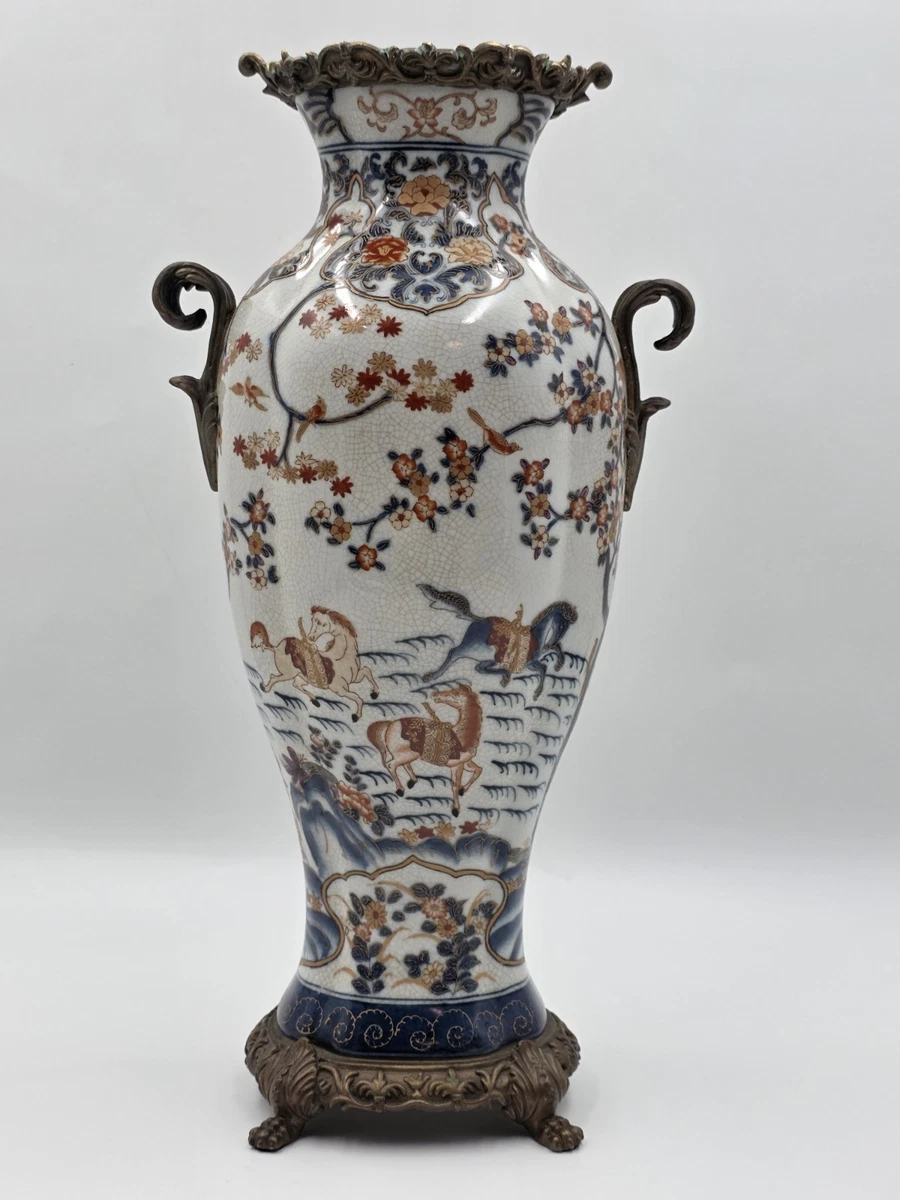 中国古董黄铜花瓶| eBay