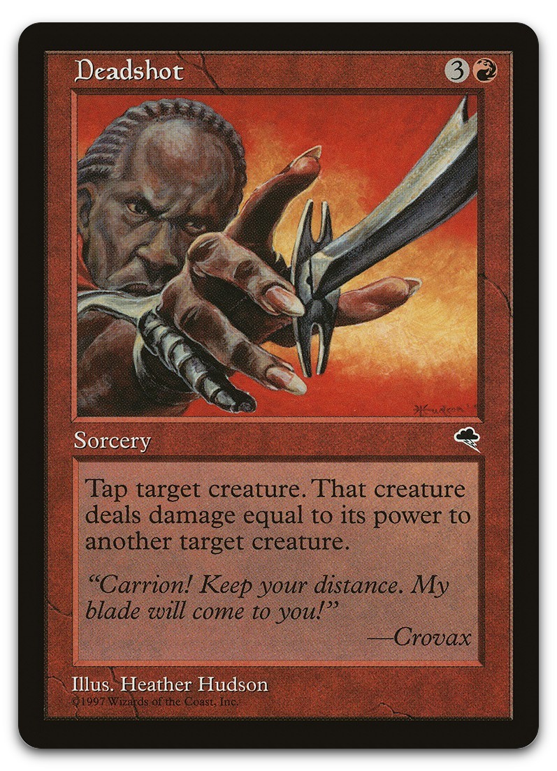 Deadshot #170 (LP) Tempest TMP Magic MTG