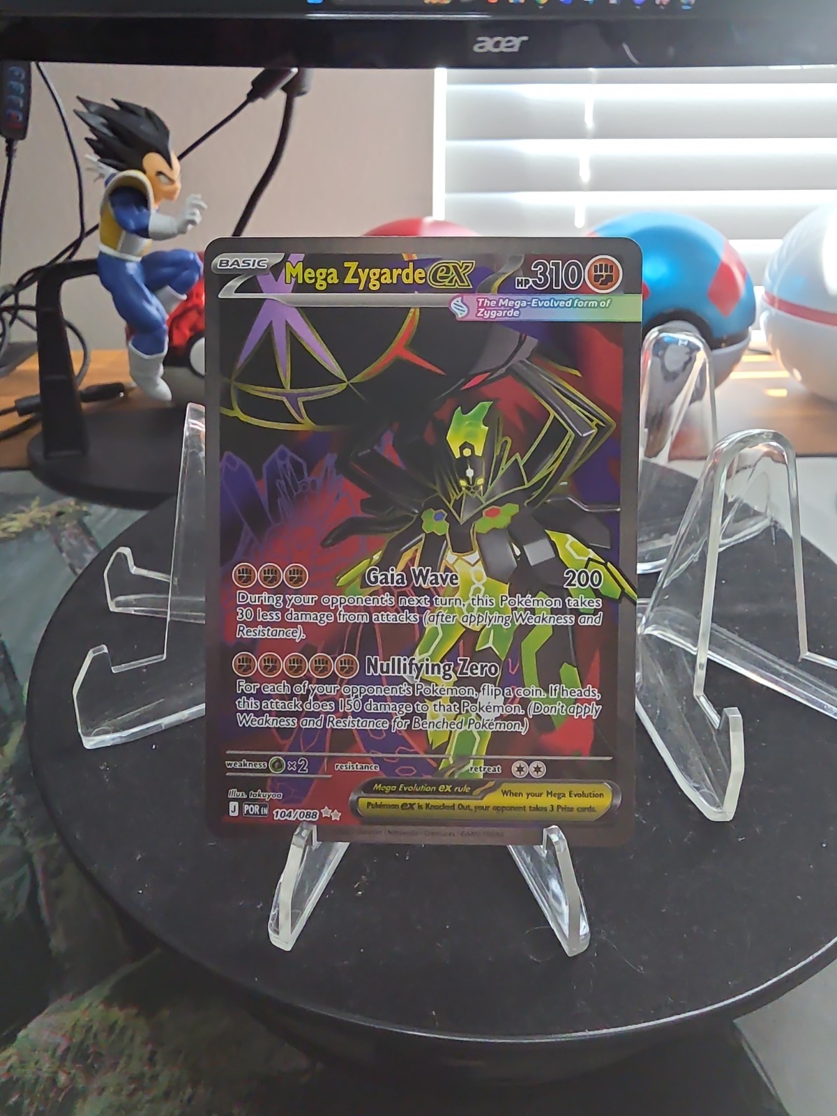 Mega Zygarde Ex 104/088 Full Art Perfect Order Pokemon