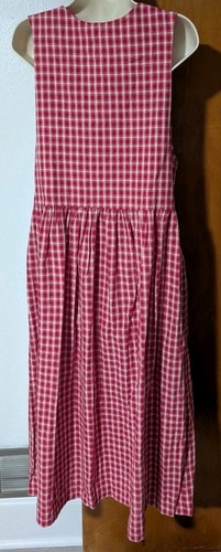 Vintage Handmade Patriotic Jumper Dress Pinafore Women’s Large? READ Country - Picture 4 of 10