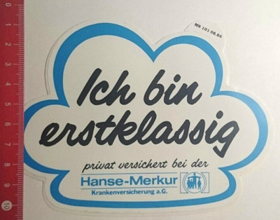 Sticker/Decal: Hanse Mercury I'm First Class (19121619)