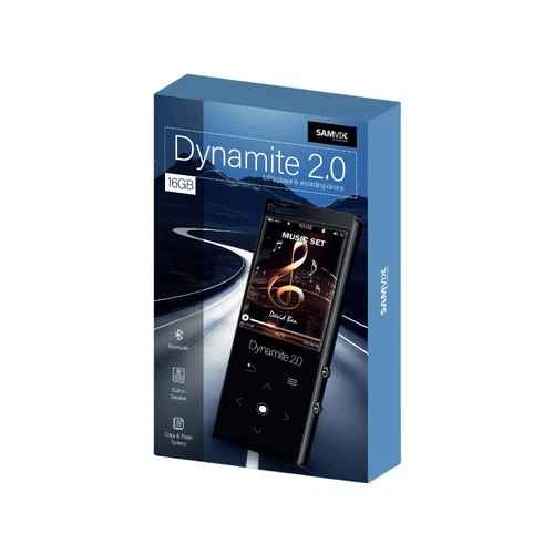 Samvix Dynamite 2.0" 16GB Kosher MP3 Player Portable Audio Black