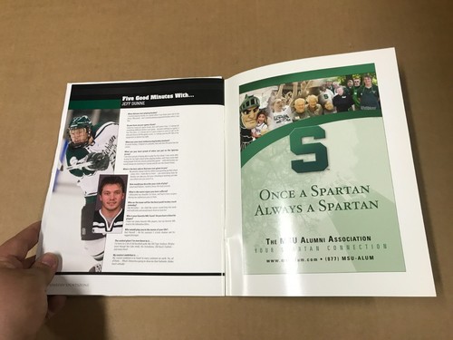 Spartan Sport Zone Magazine - MSU Vs. Lake Superior State Program- Jan 4-5, 2008 - Picture 5 of 6