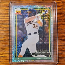 Topps 2026 Series 1 Colby Thomas 75th Anniversary Mojo Rookie Athletics #91C-74