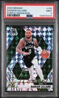 2024 Panini Mosaic Basketball Purple Snakeskin Damian Lillard #155 PSA 9