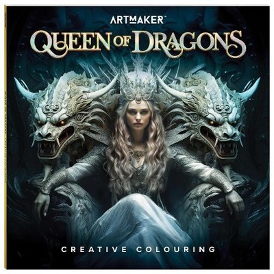 Hinkler Pty Ltd Art Maker Creative Colouring Queen of Dragons (Taschenbuch)