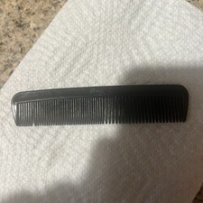 Vintage Goody Unbreakable Style Pocket Comb 5" Black USA Made