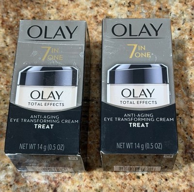 2x Olay Total Effects 7-in-One Anti-Aging Eye Transforming Creme Treat