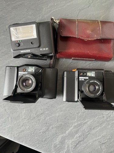 Kompakt - Kleinbild - Kamera · Minox 35 ML -PL Blitz MF 35 ST Minotar 2,8/35 mm - Bild 2 von 6