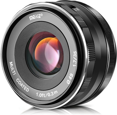 35Mm F1.7 Large Aperture Manual Focus Prime Fixed Lens APS-C Compatible with Son