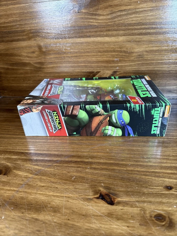 Teenage Mutant Ninja Turtles Superstars Leonardo As Finn Balor TMNT Serie 2 Foto 3 de 4
