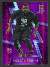 Sheldon Rankins 2016 Panini Spectra Neon Pink #/10 #144 New Orleans Saints RC