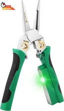 8 In 1 Wire Strippers with Voltage Tester, Cable Strippers/Cutters with Plier, C