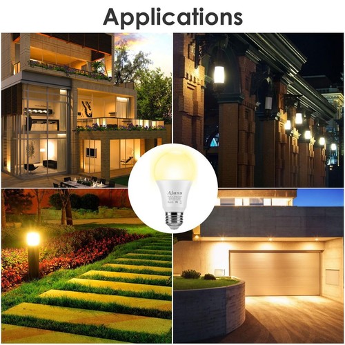 Dusk to Dawn LED Light Bulb, Sensor Light Bulb 5W E26 Automatic On/Off Light,... - Picture 7 of 8