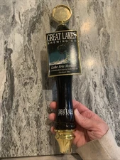 Original Great Lakes Brewing Company GLBC Lake Erie Monster Ale Beer Tap Handle