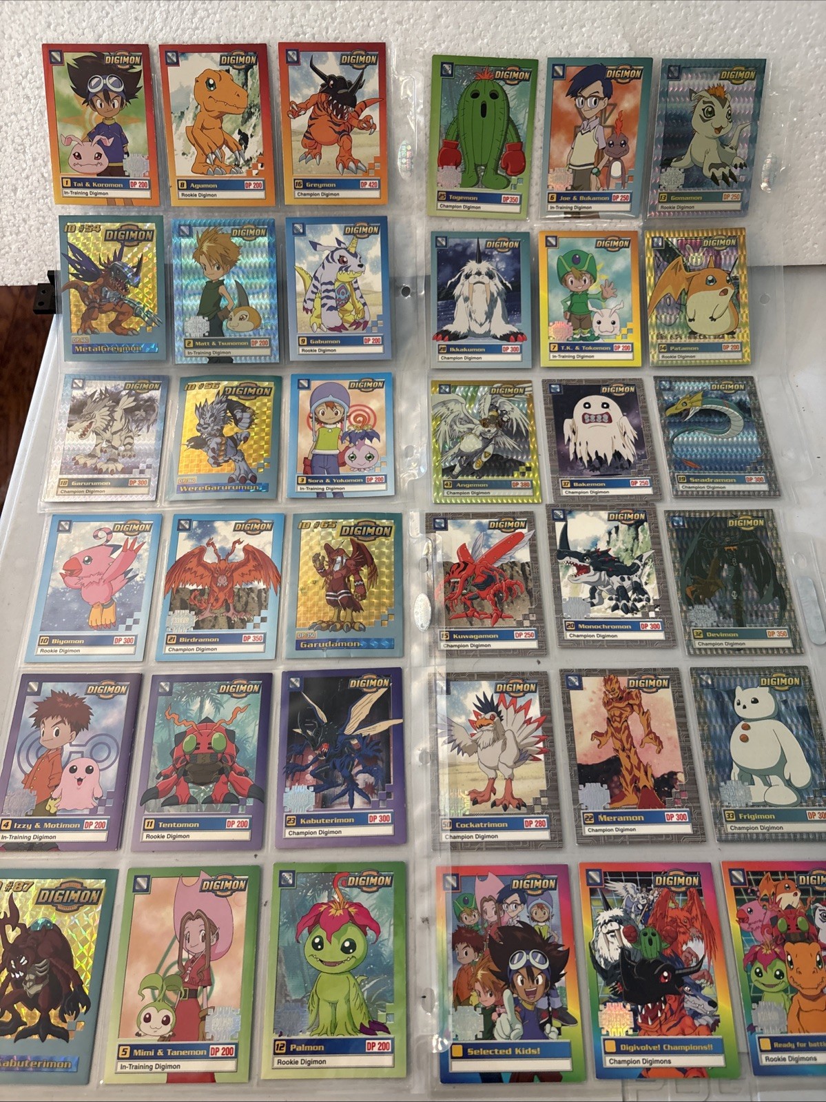 2000 UPPER DECK DIGIMON ANIMATED SERIES RETAIL CARD SET Exclusives And Holos